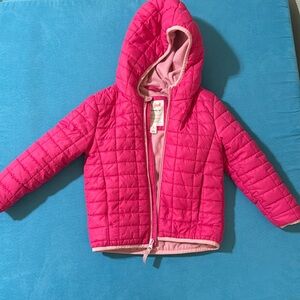 4t cat and jack quilted fleece lined jacket coat